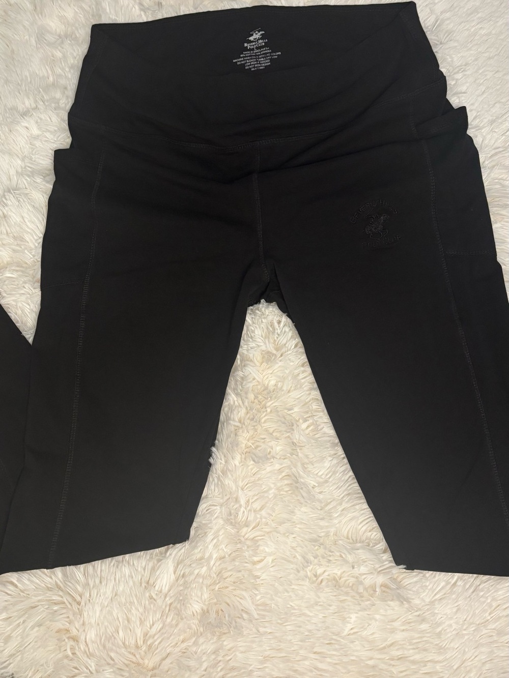 U.S. Polo Assn. Women’s Black Performance Leggings